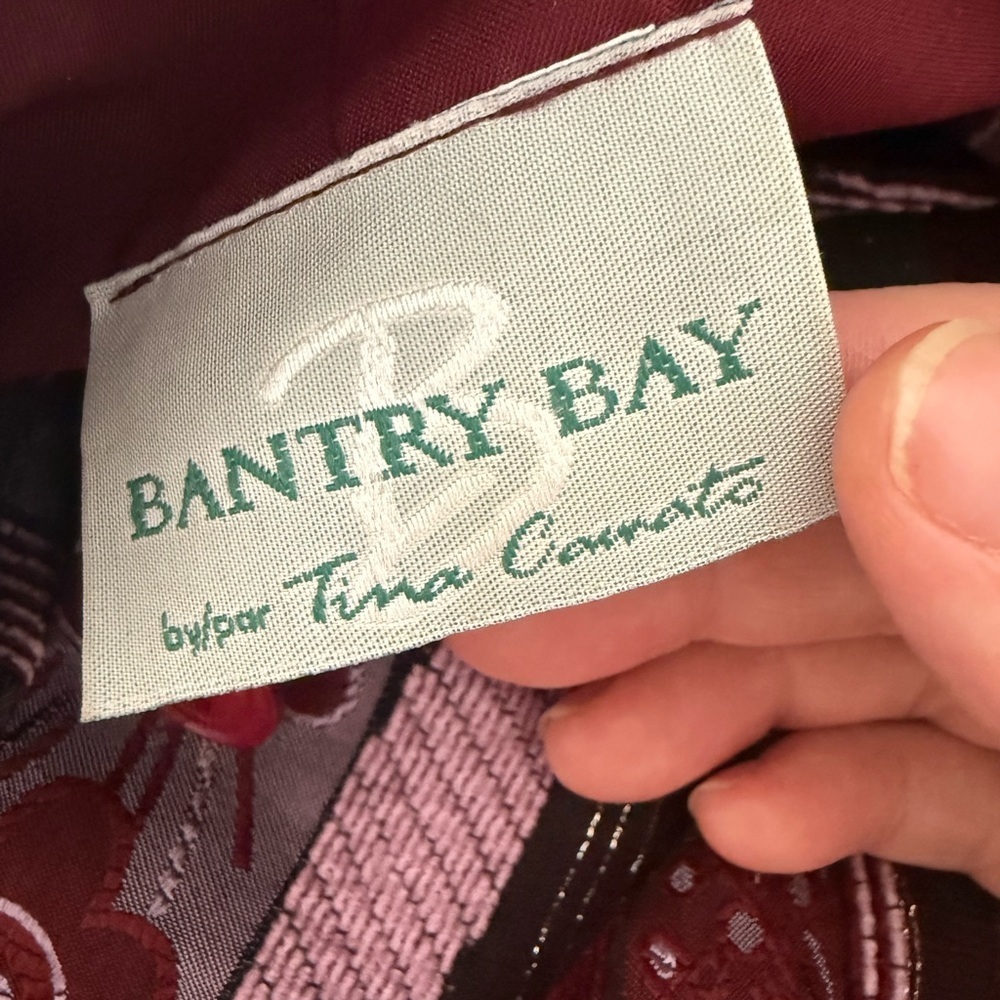 Bantry Bay by Tina Conrato Textured Tapestry Blazer Eclectic Mixed Media 90s - Picture 4 of 7